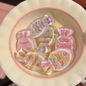 2026 New <b>Sweet</b> Cute Niche Design Small Fish Hairpin Exquisite Cartoon Girl's Acrylic Hairpins Fashionable Headwear Wholesale - Product Image 3