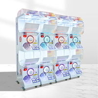 Distributeur automatique de capsules métalliques à monnayeur de couleur blanche, modèle Egg Twister, avec alimentation 110/220V