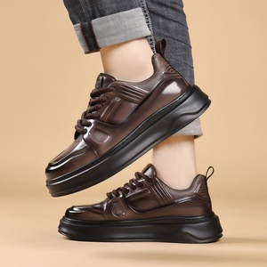 Calzado Deportivo Ligero y de Alta Calidad para Hombre y <span class=keywords><strong>Mujer</strong></span>, con Suela Gruesa, Amortiguación de PVC, Diseño Moderno y que Aumenta la Altura - Product Image 4