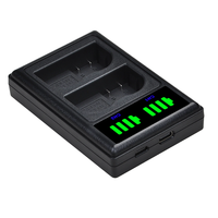 Chargeur de batterie double canal léger et durable EN-EL15 pour appareils photo Z7 II, Z8, Zf, D810A, D850, D7000, D7100, D7200, D7500, 1 V1