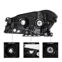 Kit de phares avant pour Chevrolet Malibu OE AURON 2009-2012 - Blanc 6000K 6000 Lumens 12V 55W Plug & Play Neuf 1 an de garantie Rétrofit/Amélioration OE