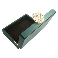 Nouveau Design Vert Laque Noix Boîte En Bois Ramadan Festival Cadeau Dates Chocolat Lslamic Boîte D'emballage