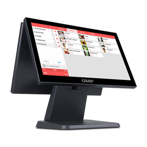 Sistema POS Táctil Ultrafino para Comercios GSAN, Sistema POS Todo en Uno con Pantalla Táctil <span class=keywords><strong>de</strong></span> 15.6 Pulgadas para Restaurantes, Máquina Punto <span class=keywords><strong>de</strong></span> Venta con <span class=keywords><strong>Windows</strong></span> - Product Image 2