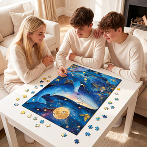 Puzzle personnalisé avec des animaux, motif personnalisé d'animaux domestiques et de faunes sauvages, puzzle en papier à emboîtement pour la décoration de la maison et les cadeaux - Product Image 3