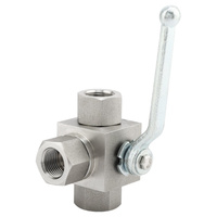 Válvula de Bola de Alta Presión de Acero Inoxidable Etrany, Manual, de Dos Posiciones y Tres Vías, Serie de Control Hidráulico para Aceite OEM