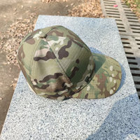 Camo étanche de style de rue sportif 6 panneaux Baseball Snapback Trucke casquettes perforées ajustées méthode d'impression de bouffée de motif léopard