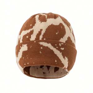 Gorro de Punto Personalizado al por Mayor con Logotipo Jacquard, 100% Acrílico, Transpirable, Impermeable, de Alta Calidad, Unisex, para Deportes de Invierno y Esquí - Product Image 5