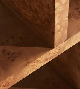 Armadio ad arco alto in stile retrò mobile da esposizione per mobili in legno massello adatto per uso domestico - Product Image 6