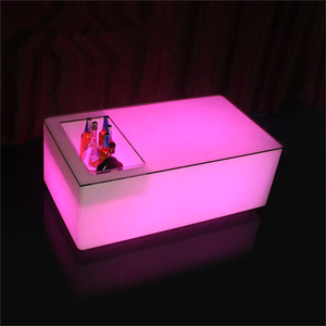 Hiện Đại Nhựa Ngoài Trời Phát Sáng Thanh Hộp Đêm Sáng Di Động Đồ Nội Thất Nhà Thiết Lập LED Phòng Chờ Bảng - Product Image 6