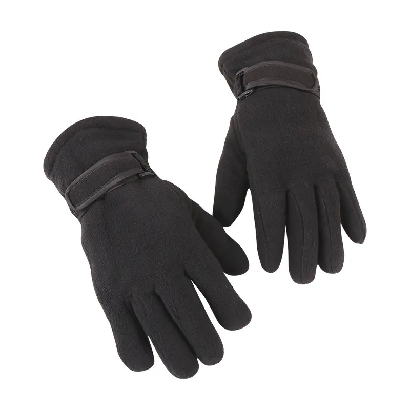 Winter Outdoor Split Plain Warm Lined Adult Cycling Fleece Gloves Custom Women sports finger fashion Polar Fleece Gloves