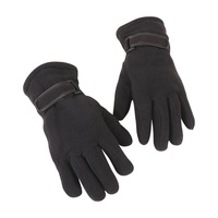 Gants de cyclisme en polaire pour adultes doublés chauds et fendus pour l'extérieur en hiver Gants en polaire personnalisés pour femmes Sports Finger Fashion Polar Fleece Gloves