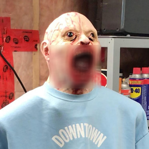 Mascarilla médica de Halloween, máscara de calabaza de Halloween de látex, máscara de brillo aterrador de Halloween casco de máscara de calavera de Halloween - Product Image 5