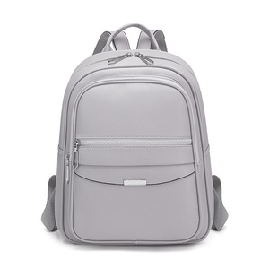 Mochila Escolar Casual con Cierre, Diseño Simple, Mochila de Viaje para Mujer, Mochila de Moda de Cuero PU para Mujer - Product Image 6