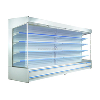 Vitrine réfrigérée ouverte pour supermarché, type rideau d'air, pour fruits/légumes/lait