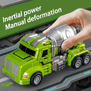 <span class=keywords><strong>Juguetes</strong></span> de coches robot deformables con tracción inercial, camión mezclador transformable manualmente, <span class=keywords><strong>juguetes</strong></span> de <span class=keywords><strong>Autobots</strong></span> transformables para niños - Product Image 6