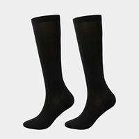 Hot Fabricant En Gros Sport Compression Genou Chaussettes pour L'exécution En Plein Air Vélo Minceur Jambes et Longue Distance Pression
