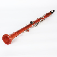 17 Key Professional Bb Rosewood Clarinet Nickel Silver Woodwind Clear Tone Customizable