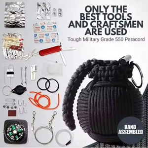 Muestra Gratuita de Kit de Supervivencia para Acampar al Aire Libre, Accesorios de Camping al por Mayor, Equipo de Emergencia, Herramientas, Kit de Bolsillo con Cierre, Portátil, Simple, de Poliéster - Product Image 1