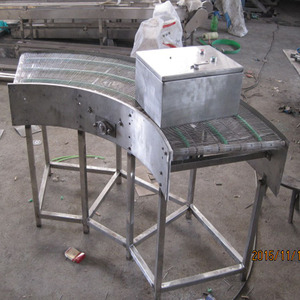 Nastro Trasportatore in Rete Metallica di Acciaio Inox con Curva a 90 Gradi, Personalizzato per Raffreddamento ed Essiccazione nell'Industria Alimentare, Resistente al Calore - Product Image 3