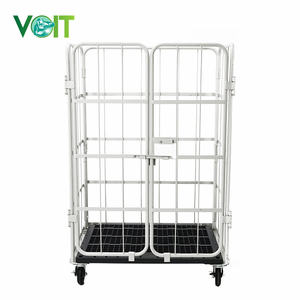 Magazijnmateriaalhandeling koolstofstaal zwaarlast opvouwbare draagbare <span class=keywords><strong>trolley</strong></span> - Product Image 2