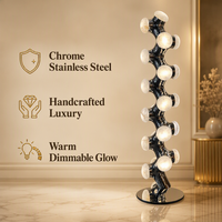 Lampe sur pied LED rechargeable JYLIGHTING, style nordique moderne, avec variateur d'intensité, accent marbre, décoration intérieure pour salon, chambre, bureau