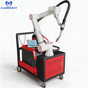 Robot de soudage mobile 6 axes 10 kg, cobot de soudage à suivi d'arc refroidi par eau avec refroidisseur pour la fabrication métallique de haute précision - Product Image 1