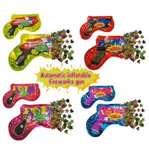 New Surprise Party Boom Fireworks <strong>Gun</strong> Confetti Self Inflating Pistol Confetti Foil <strong>Balloon</strong> - Product Image 2