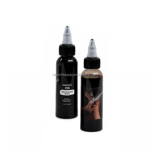Tinte Natural para Cabello con Aerógrafo, Tinta Impermeable para Relleno de Barba, Pintura Corporal, Arte de Tatuaje, Tinte para Barba y Línea del Cabello para Barberos, Tinta para Aerógrafo para Zapatillas - Product Image 6