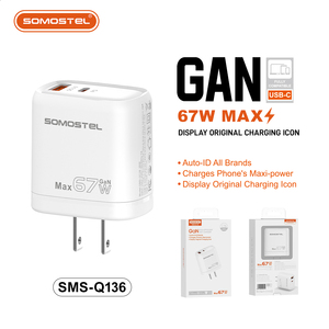 Cargador de Alta Calidad de 67W, Cargador Rápido PD+QC3.0 para iPhone 17 16 15, con Logotipo/Empaque OEM, Cargador para Teléfono <span class=keywords><strong>Celular</strong></span> - Product Image 1
