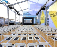 Bâche en alliage d'aluminium salle de discothèque gonflable grande bâche pour cérémonie tentes robustes pour événements barnum aluminium