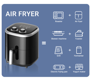 Petit <span class=keywords><strong>four</strong></span> sain à faible teneur en matière grasse friteuse à air électrique chaude de 3.5 litres avec température de contrôle à deux boutons - Product Image 3
