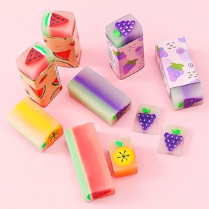 儿童趣味可爱水果橡皮擦散装食品橡皮擦学生铅笔橡皮擦学校用品有奖礼品 - Product Image 2