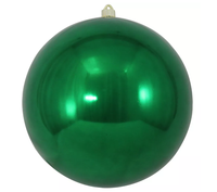 Boule de Noël géante incassable sans couture et légère personnalisée boules décoratives en verre cadeaux de vacances ornements décoration d'arbre de Noël