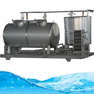 Mesin cuci CIP pembersih air otomatis sistem tangki pembersih CIP mesin cuci digunakan untuk pembuatan jus susu sistem pembersih