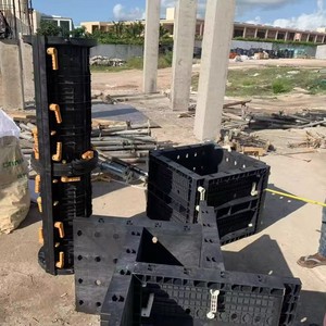 Coffrage en plastique ABS <span class=keywords><strong>pour</strong></span> la construction de puits d'ascenseur et de soutènement d'escaliers en immeubles de grande hauteur – Qualité professionnelle, stabilité structurelle rigide - Product Image 2