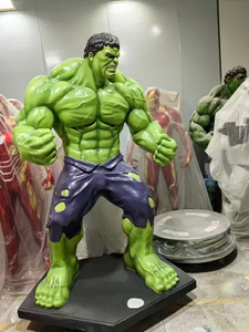 Statue in resina di personaggi dei film <span class=keywords><strong>Marvel</strong></span> a grandezza naturale: Iron Man, Spider-Man, <span class=keywords><strong>Hulk</strong></span>, molto richieste per decorazioni commerciali e stradali. - Product Image 3