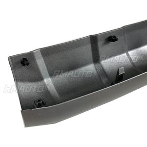 Panneau inférieur du pare-chocs avant pour Mitsubishi Pajero Montero V97 V93 2015-2020, garniture avec 4 boucles, noir argenté - Product Image 6