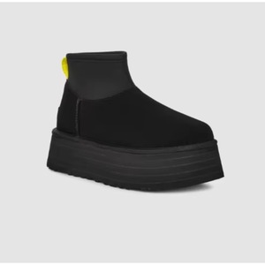 Botas de Nieve de Diseño para Mujer, con Suela Gruesa, Forro de Felpa, Parte Superior de Ante Sintético, Antideslizantes, Altura Media - Product Image 4