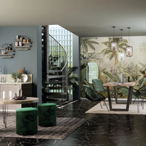 Bloque de vidrio ondulado vertical transparente 19x9x8 cm para herramienta de torneado - Product Image 4