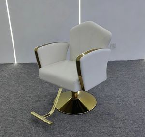 Nouvelle chaise de coiffure dorée, siège rotatif spécialement conçu pour les salons de coiffure et les barbiers étrangers. - Product Image 1