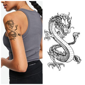 Pegatinas <span class=keywords><strong>de</strong></span> <span class=keywords><strong>tatuaje</strong></span> temporal <span class=keywords><strong>para</strong></span> hombres <span class=keywords><strong>de</strong></span> nuevo estilo, diseño <span class=keywords><strong>de</strong></span> animales no tóxicos, brazo, pierna, <span class=keywords><strong>hombro</strong></span>, transferencia <span class=keywords><strong>de</strong></span> agua, Material <span class=keywords><strong>de</strong></span> papel TBS - Product Image 1