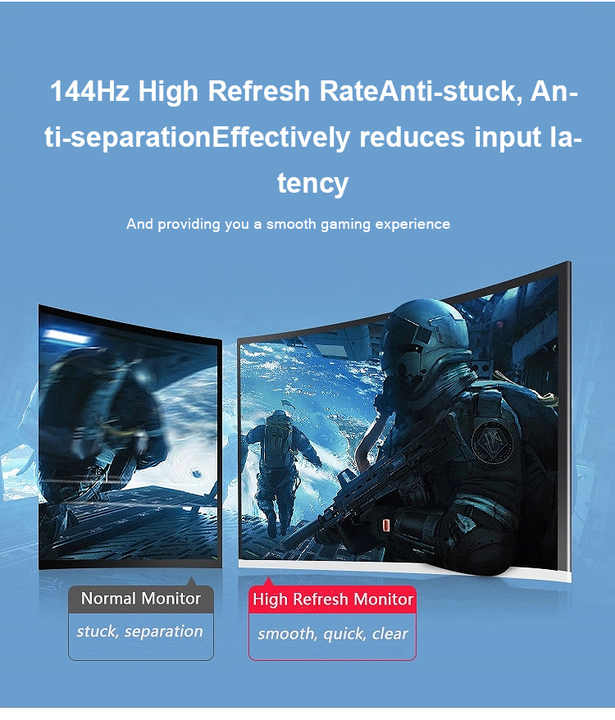 High value 2560*1440 Curved computer LCD gaming monitor computer