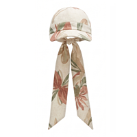 Casquette de baseball vintage en sergé floral 100 % coton, style chic français rétro, chapeau de soleil d'été pour femme, accessoires de plage et d'extérieur bohèmes