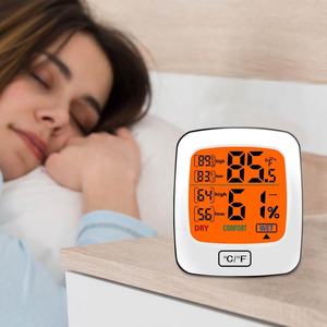 Mini-Thermo-Hygromètre Numérique <span class=keywords><strong>d</strong></span>'Intérieur Haute Précision avec Grand Écran LCD Clair et Rétroéclairage, en Plastique, Indicateur de Niveau de Confort, <span class=keywords><strong>Appareil</strong></span> Domestique OEM - Product Image 6