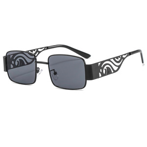 Psn <b>Square</b> <b>Sunglasses</b> Full Rim UV400 Fashion Unisex Outdoor Adult Metal Frame - Product Image 4