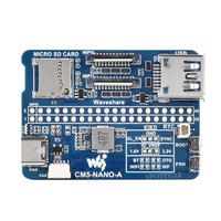 Fuzhongqi Raspberry Pi CM5 modul komputasi 5 papan pengembangan Linux fitur ekspansi luas BCM2712 Nano IO Kit PENGEMBANGAN