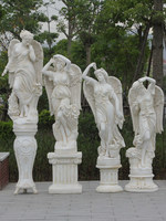Sculpture d'anges de style européen, Quatre Saisons, pour mariage, créative, décorative, multifonctionnelle, en oxyde de magnésium, sur pied