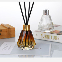 Set Diffuser Botol Kaca Linlang Shanghai - Botol Kosong 150ml untuk Minyak Esensial & Pewangi Rumah