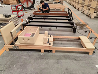 Reformer Pilates pliable en bois d’érable avec pieds réglables Machine de fitness professionnelle pour studio et maison