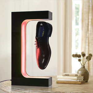 उच्च गुणवत्ता एलईडी घूर्णन चुंबकीय उड़ती अस्थायी जूता प्रदर्शन स्पिन स्नीकर उड़ती स्नीकर प्रदर्शन - Product Image 6